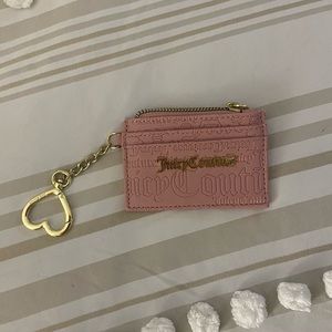 Juicy couture pink card holder wallet